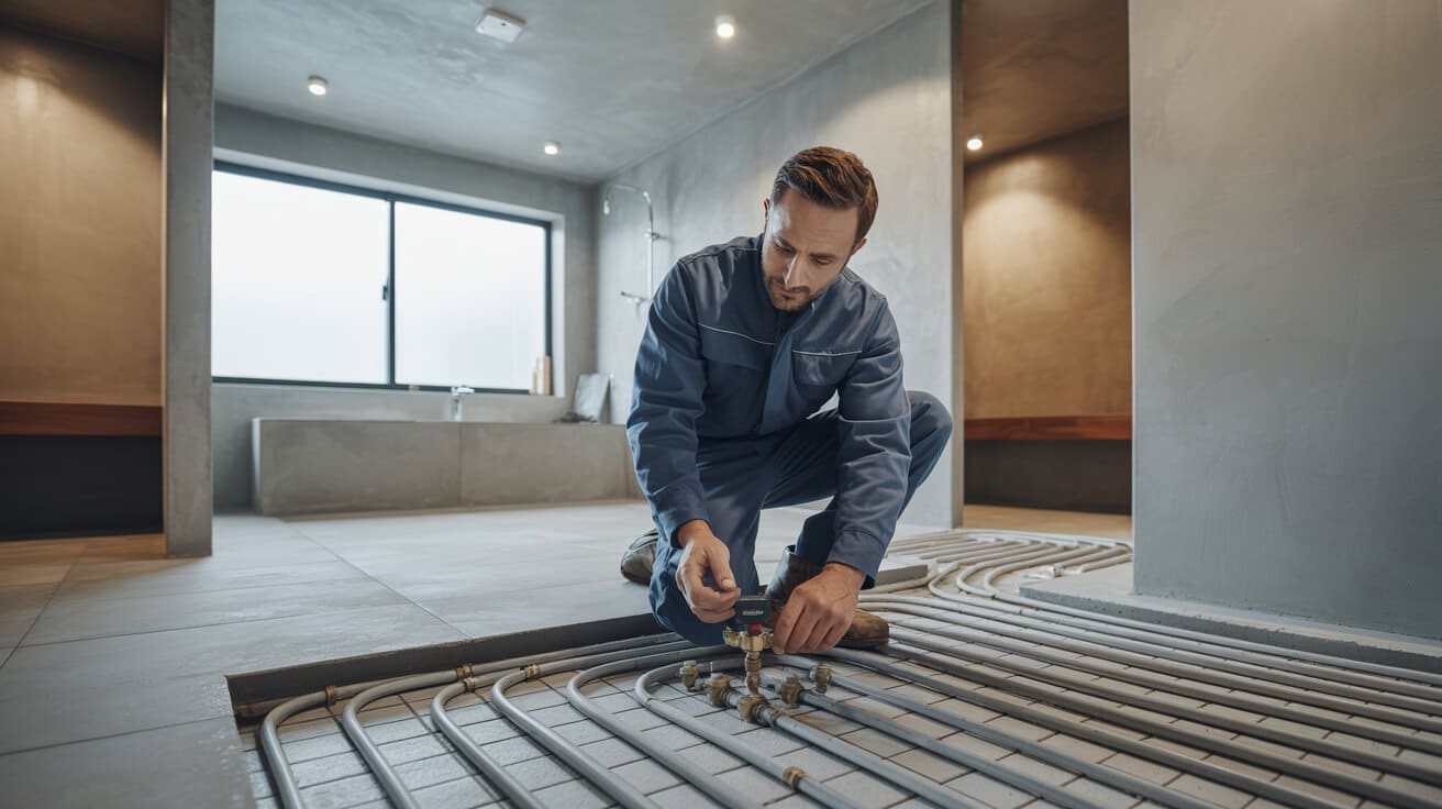 underfloor heating pressure testing