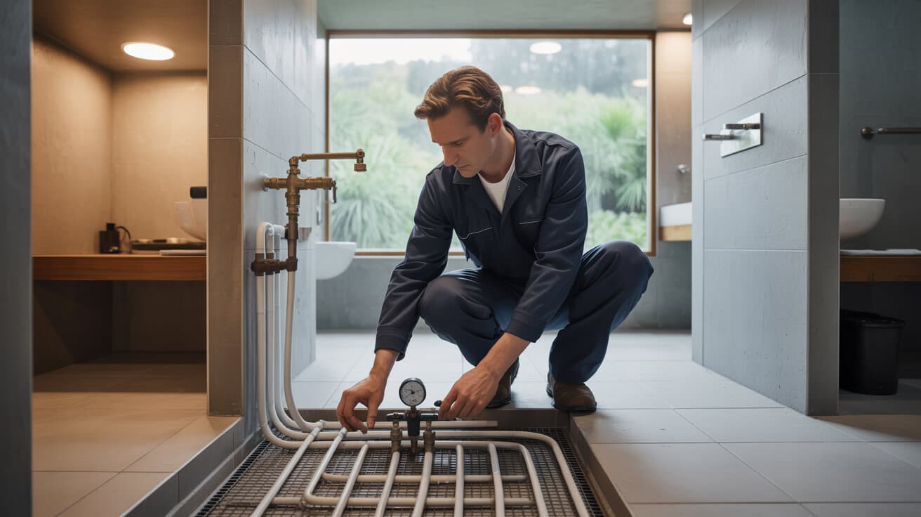underfloor heating pressure testing