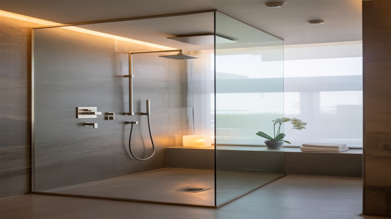 walk-in shower installation