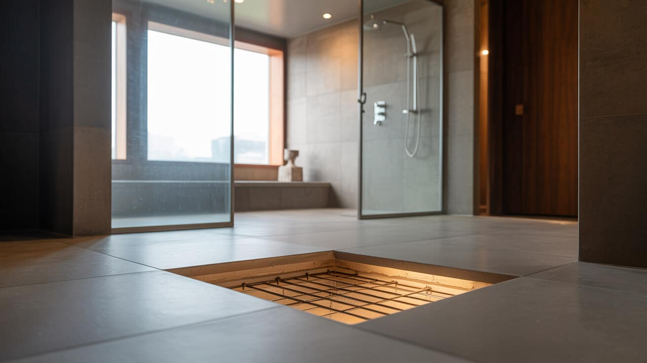 water pipe underfloor heating design